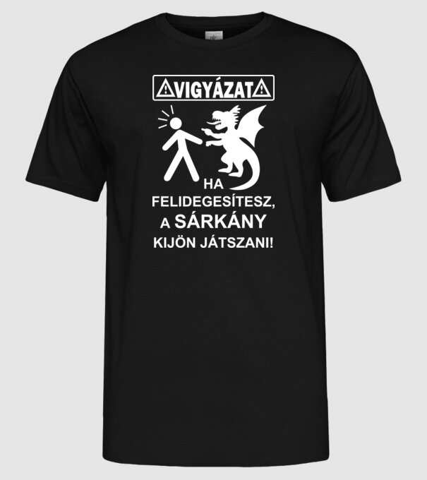  minta fekete pólón