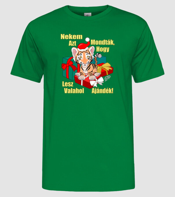  minta zöld pólón