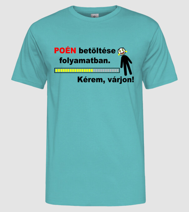  minta türkiz pólón