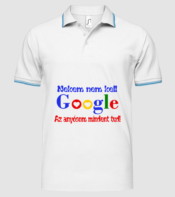 minta fehér pólón