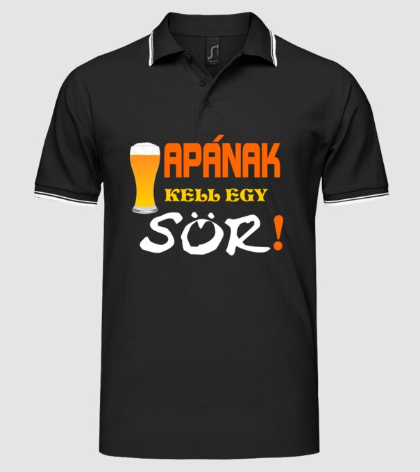  minta fekete pólón