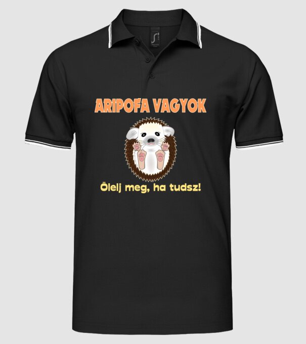  minta fekete pólón