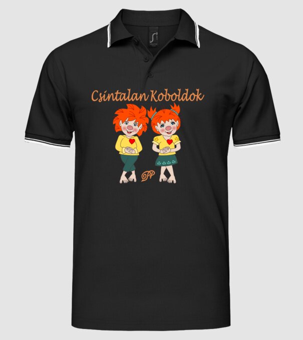  minta fekete pólón