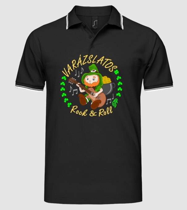  minta fekete pólón