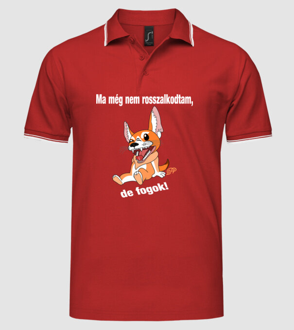  minta piros pólón