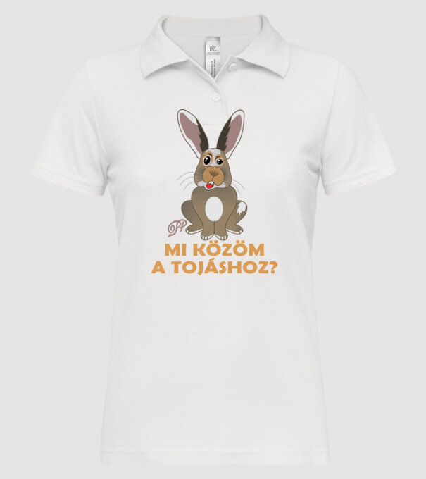  minta fehér pólón