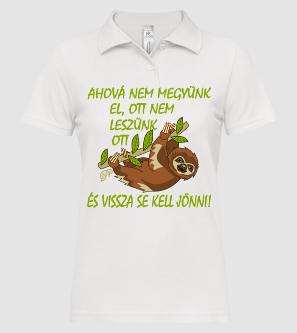  minta fehér pólón