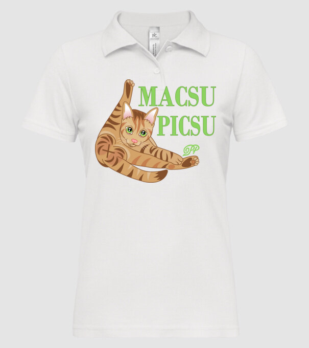  minta fehér pólón