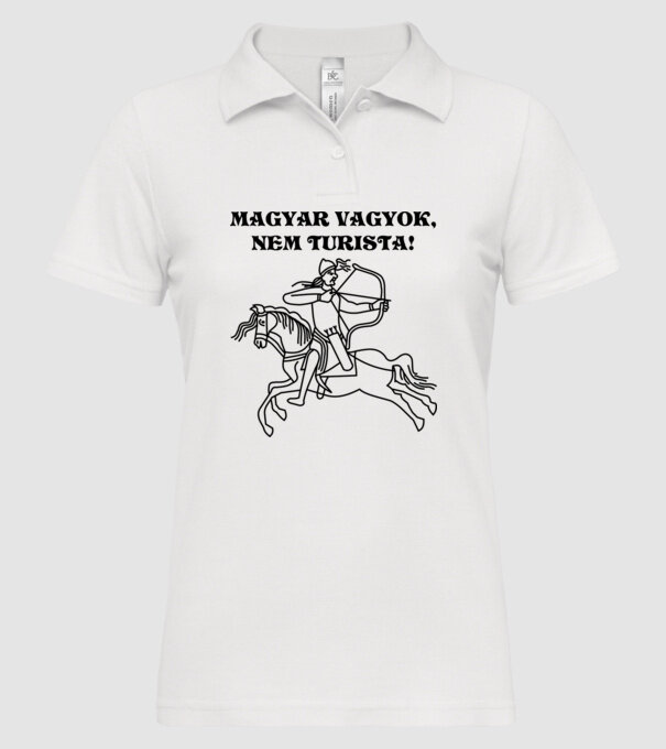  minta fehér pólón