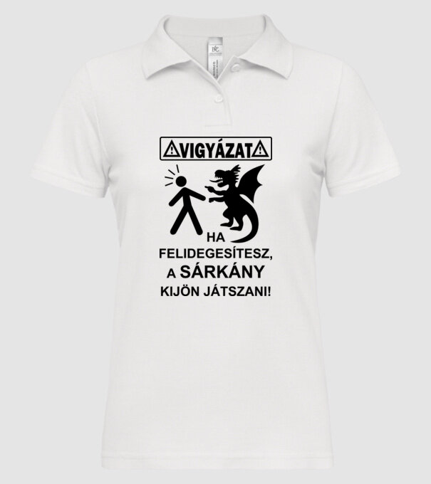  minta fehér pólón