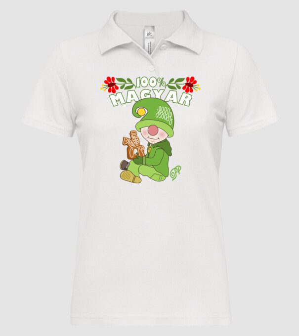  minta fehér pólón