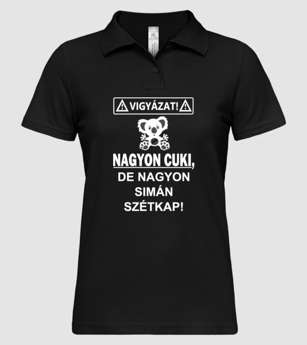  minta fekete pólón