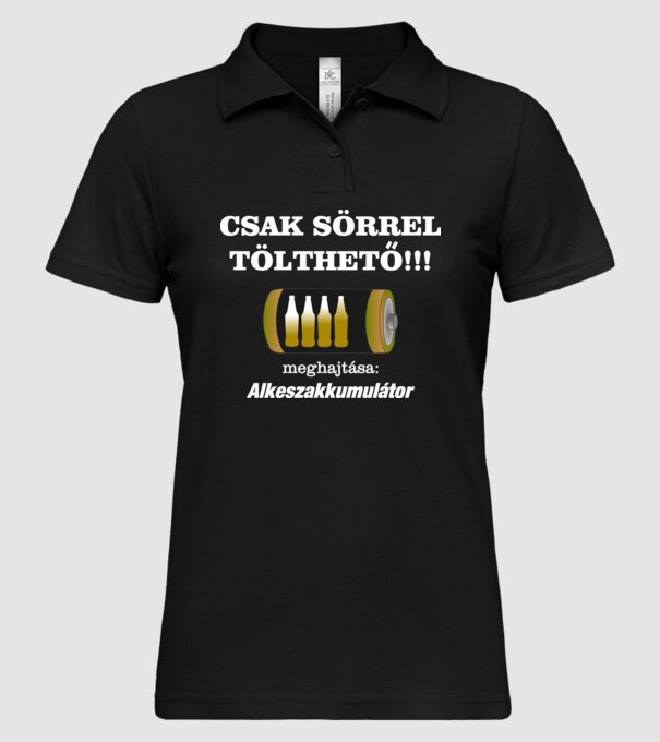  minta fekete pólón