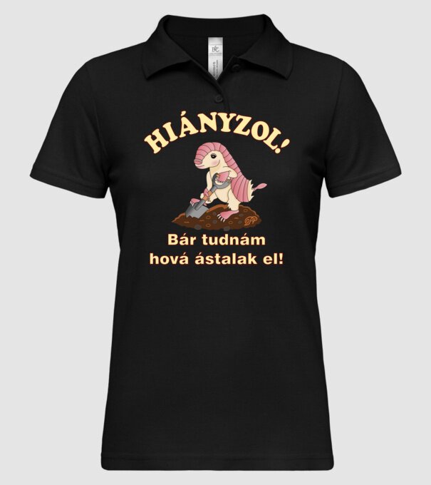  minta fekete pólón