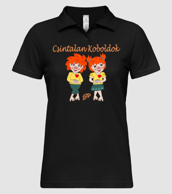  minta fekete pólón