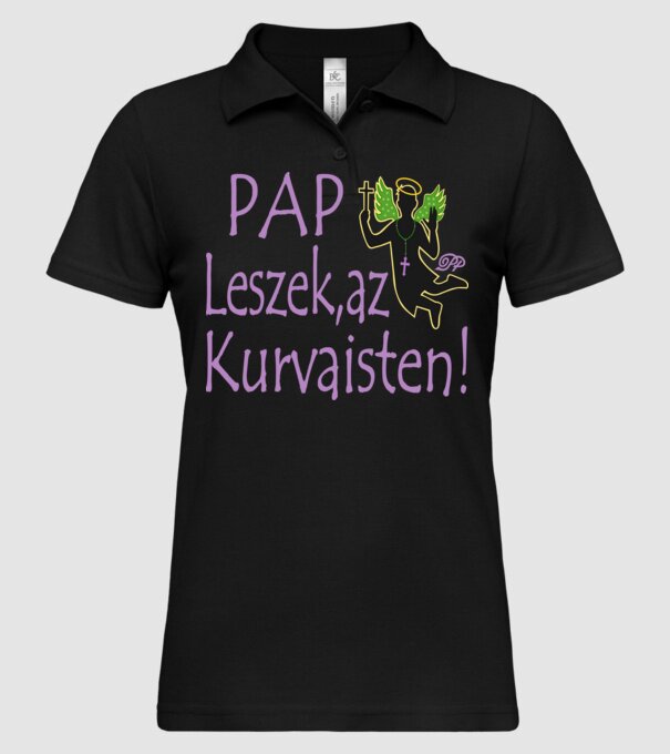  minta fekete pólón