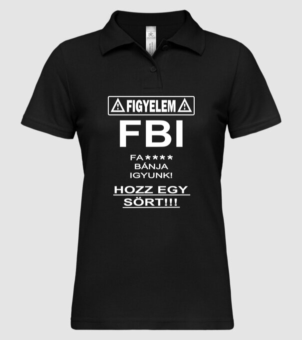  minta fekete pólón