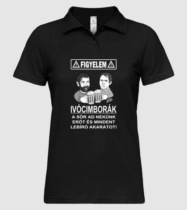  minta fekete pólón