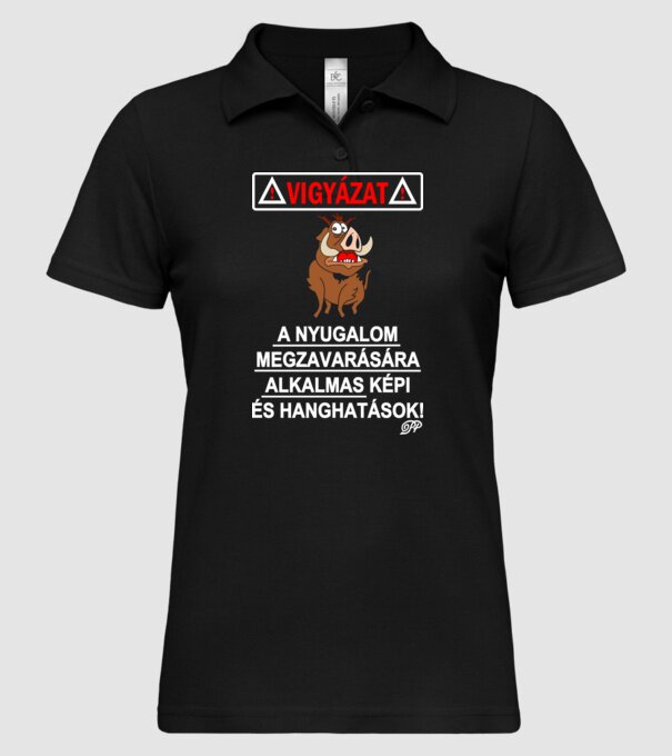  minta fekete pólón