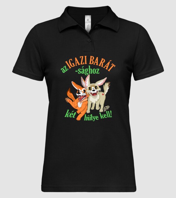  minta fekete pólón
