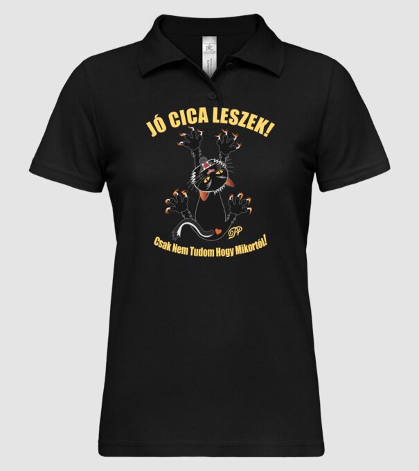  minta fekete pólón