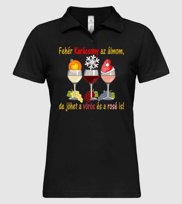  minta fekete pólón