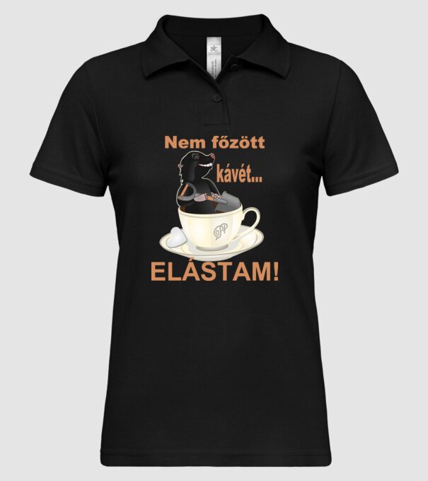  minta fekete pólón