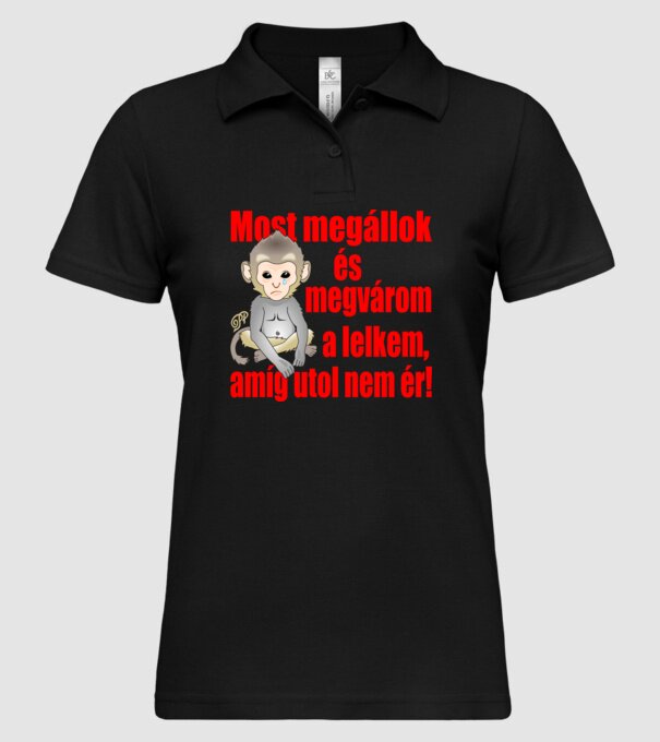  minta fekete pólón
