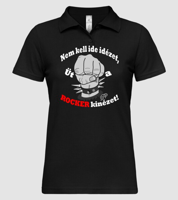  minta fekete pólón