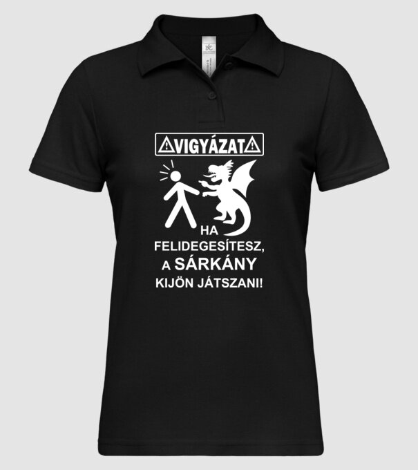  minta fekete pólón