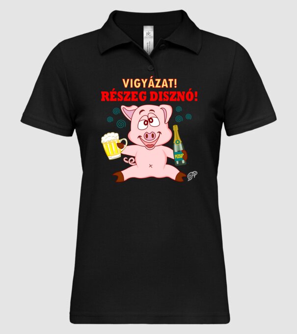  minta fekete pólón