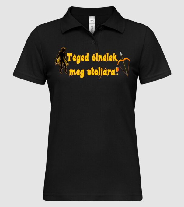  minta fekete pólón