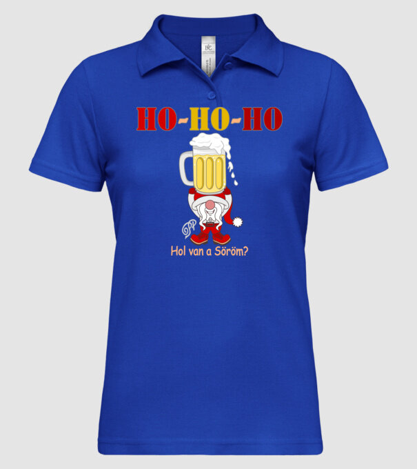  minta királykék pólón