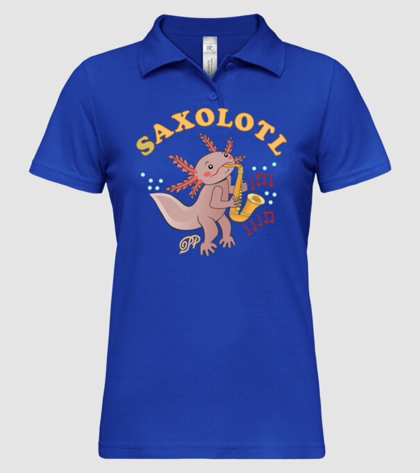  minta királykék pólón