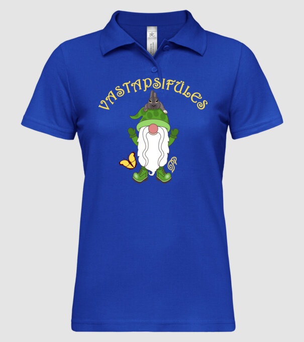  minta királykék pólón