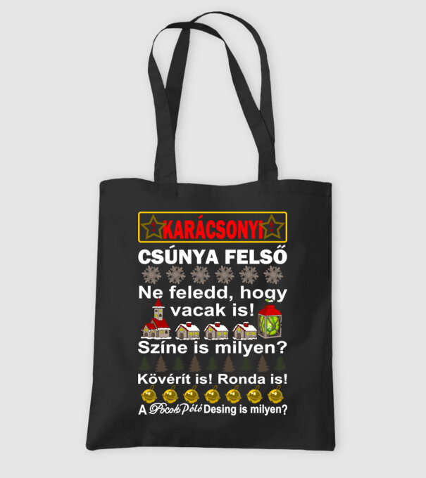 minta fekete pólón