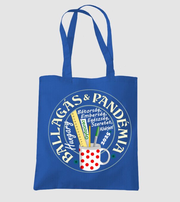 minta királykék pólón