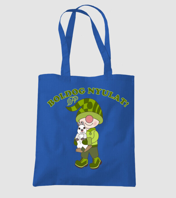  minta királykék pólón