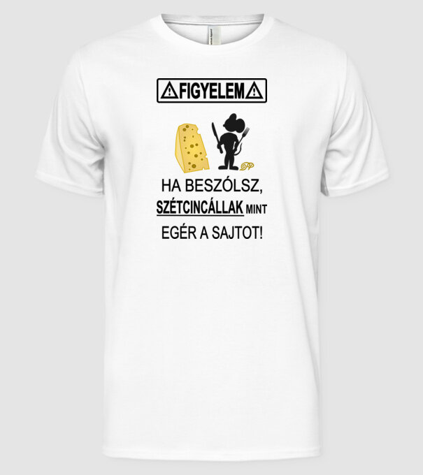  minta fehér pólón