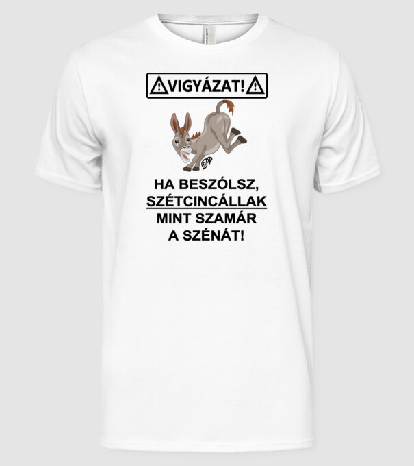  minta fehér pólón