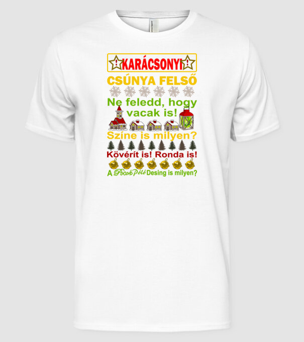  minta fehér pólón