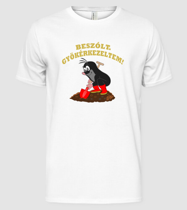  minta fehér pólón
