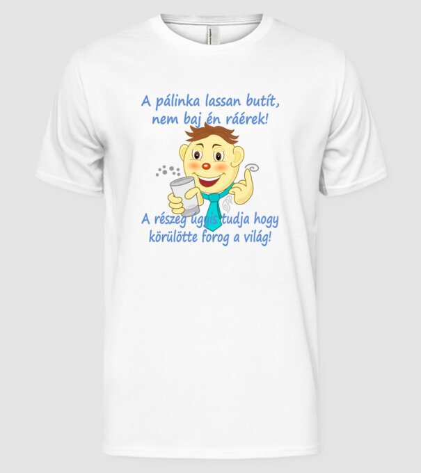  minta fehér pólón