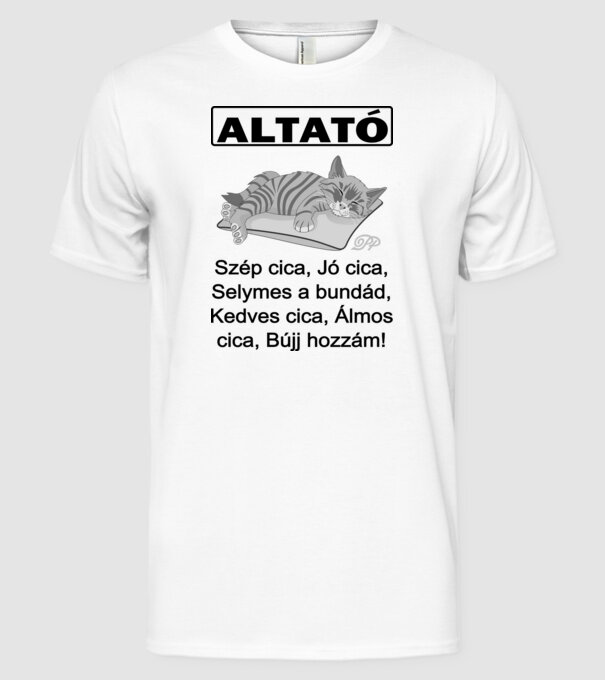  minta fehér pólón
