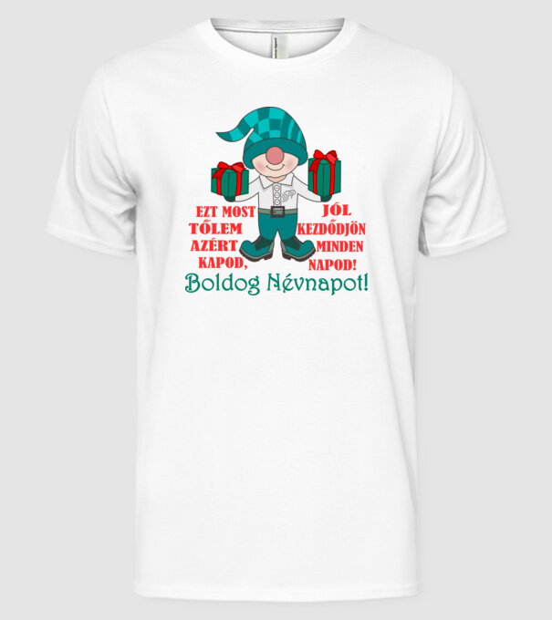  minta fehér pólón