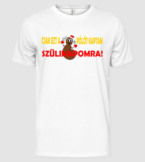  minta fehér pólón