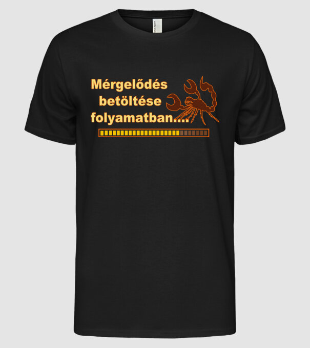  minta fekete pólón