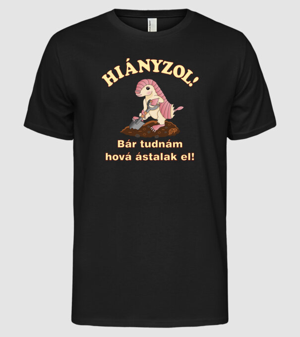  minta fekete pólón
