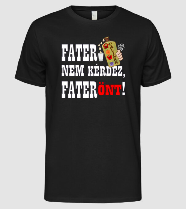  minta fekete pólón