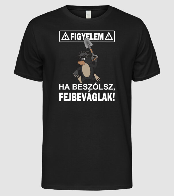  minta fekete pólón